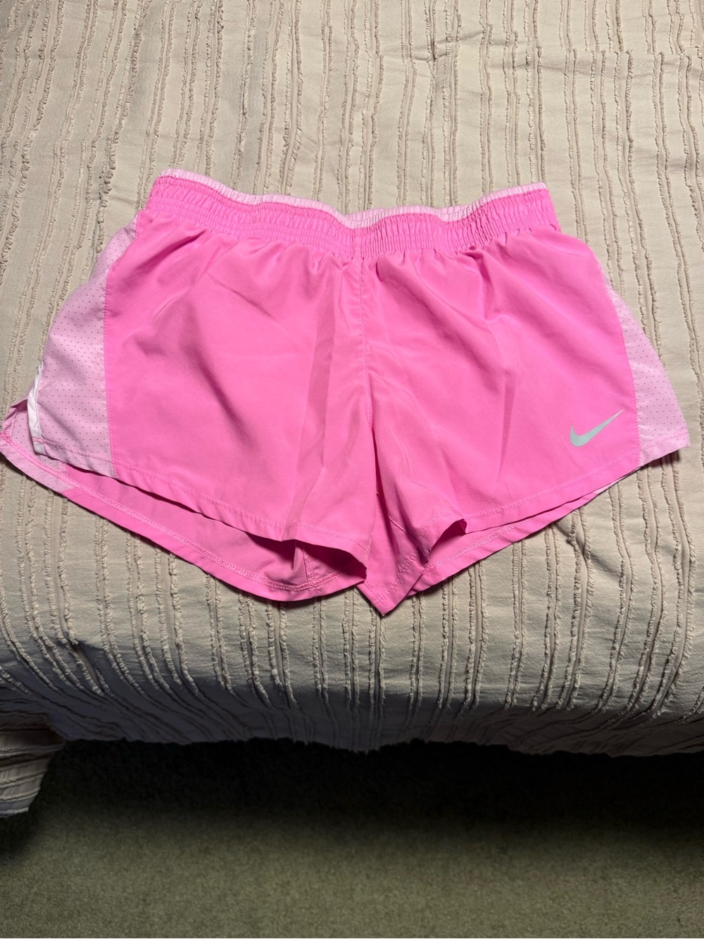 Nike Women's Bright Pink Athletic Running Shorts